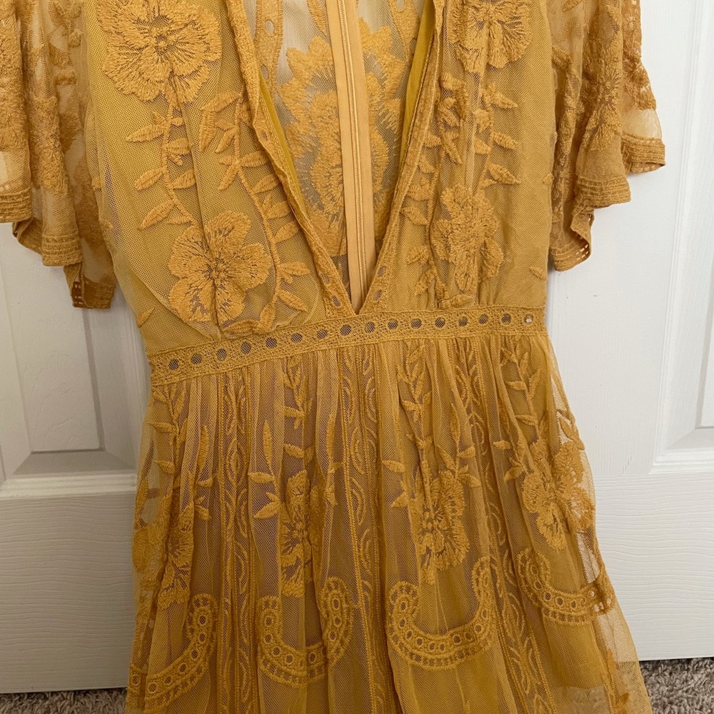 Gold Bohemian Romper